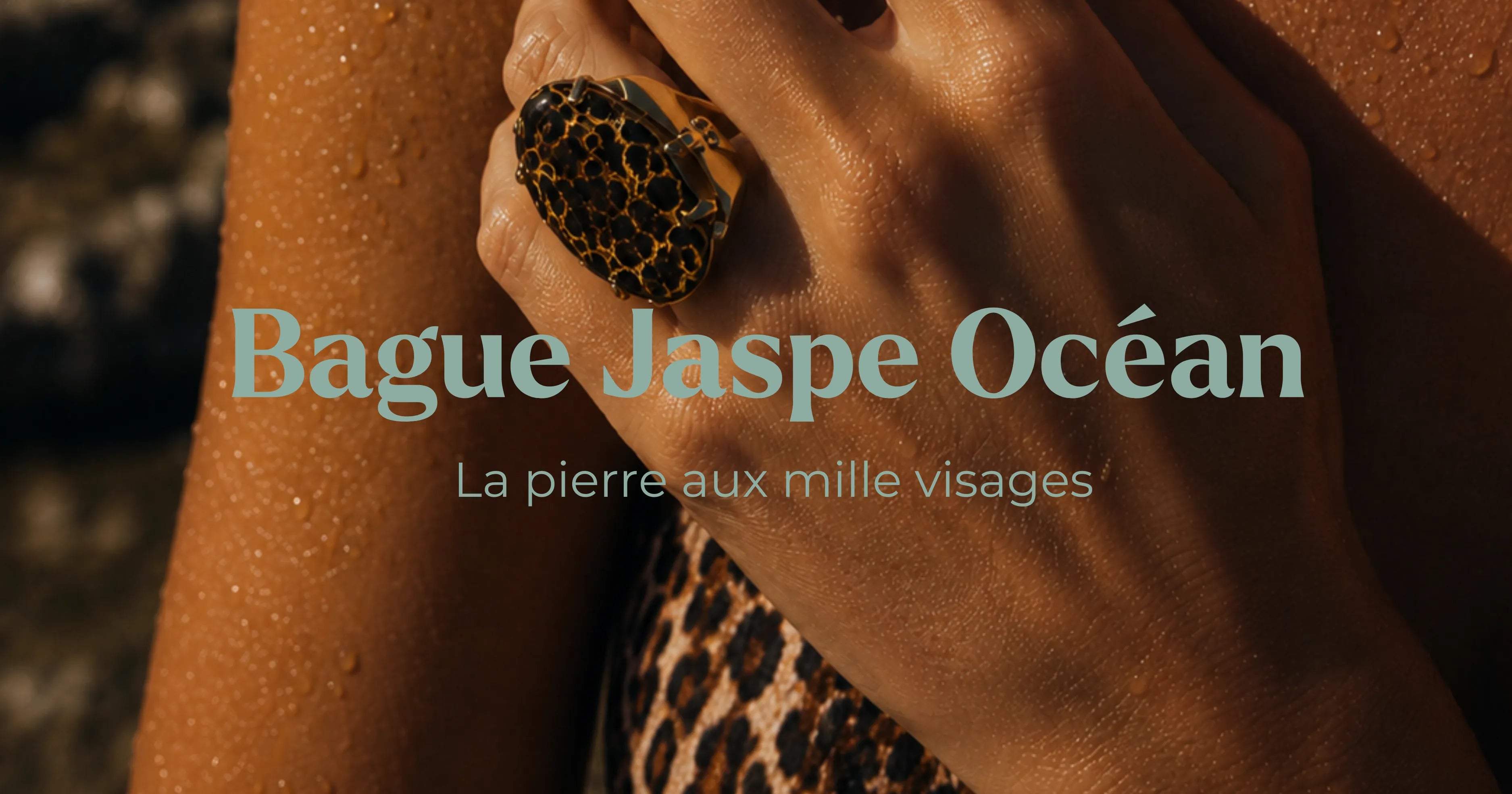 Bague Jaspe Océan : la pierre aux mille visages