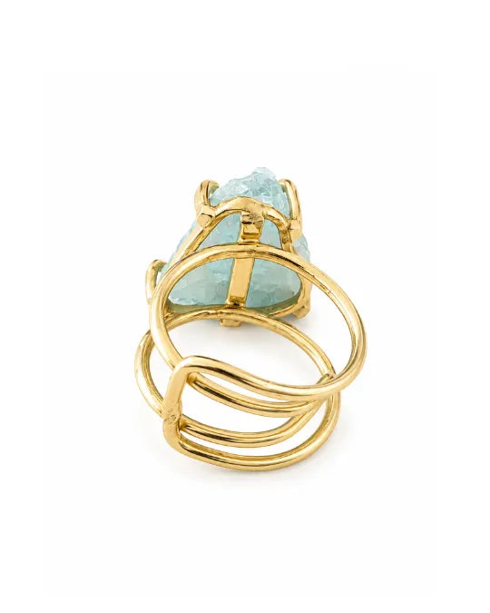 Bague Aigue-Marine — Petite Pierre