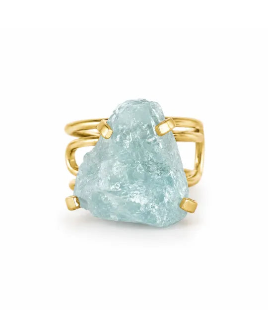Bague Aigue-Marine — Petite Pierre