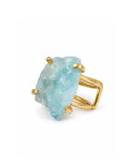 Bague Aigue-Marine — Pierre Large Pâle