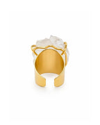 Bague Cristal de Roche — Triple Pointe