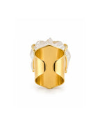 Bague Cristal de Roche — Triple Pointe