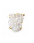 Bague Cristal de Roche — Cluster Multi-Pointes