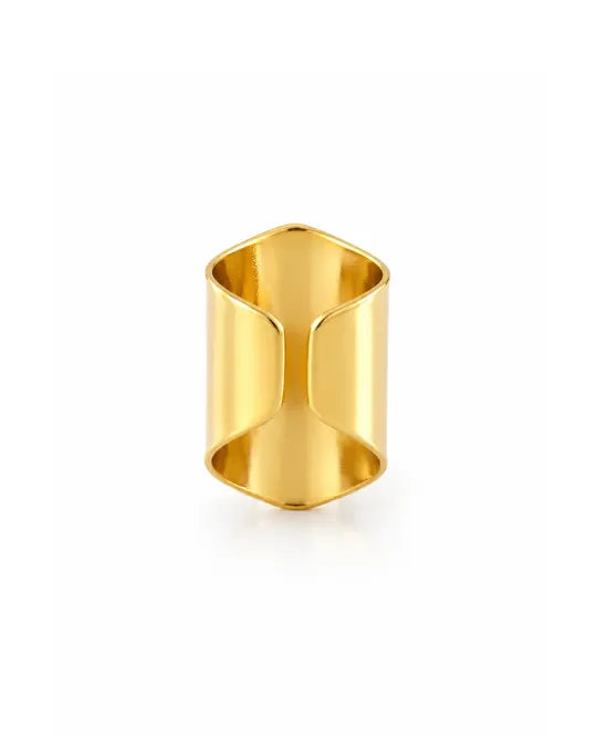 Bague Jaspe Océan — Motif Léopard Doré