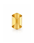 Bague Jaspe Océan — Motif Léopard Doré