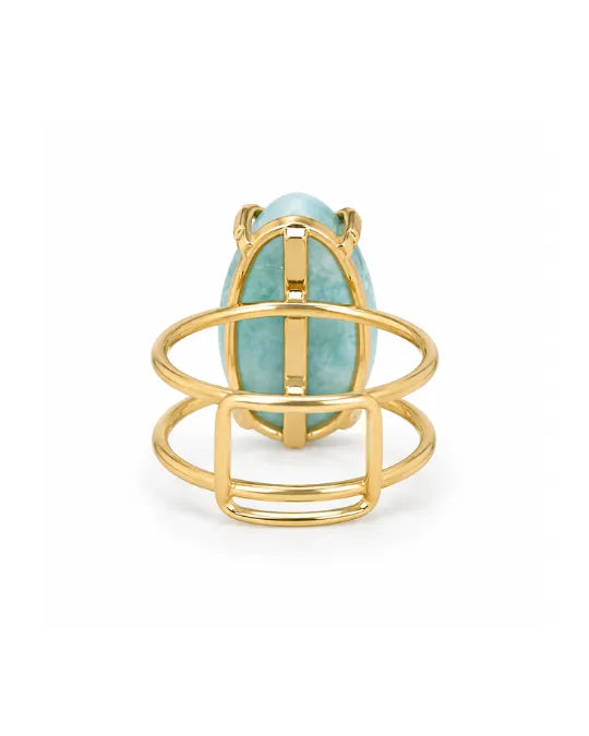 Bague Larimar — Petite Goutte