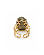 Bague Pyrite — Cluster Dense